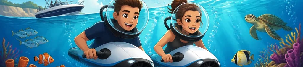 Aventura Submarina en Salou con Scooter