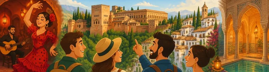 Experiencia de dos días en Granada desde Sevilla: Alhambra y Baños Árabes con acceso prioritario