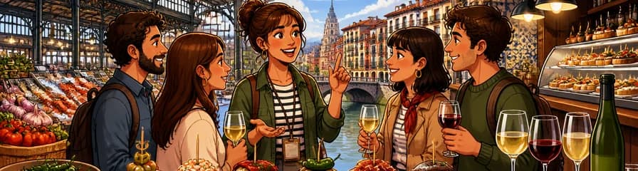 Recorrido de pintxos gourmet y vinos Premium, ideal para grupos reducidos