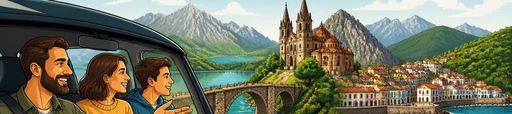 Excursión exclusiva desde Oviedo a Covadonga, sus lagos y pintorescos pueblos costeros