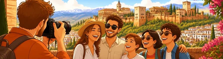 Sesión fotográfica profesional de viajes y vacaciones en Granada
