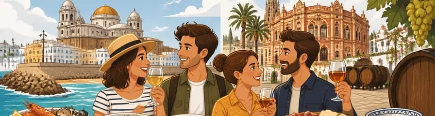 Excursión de un día completo a Cádiz y Jerez partiendo desde Sevilla