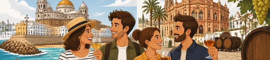 Excursión de un día completo a Cádiz y Jerez partiendo desde Sevilla