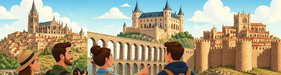 Descubre Toledo, Segovia y Ávila: Un tour privado desde Madrid por tres ciudades Patrimonio de la Humanidad