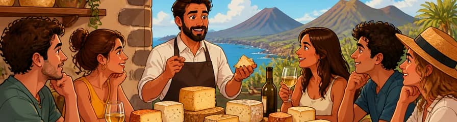 Degustación de quesos autóctonos de las Islas Canarias