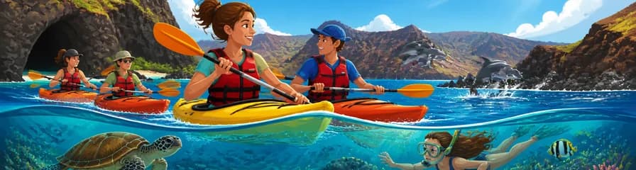 Aventura en kayak por Tenerife: avistamiento de vida marina y snorkel
