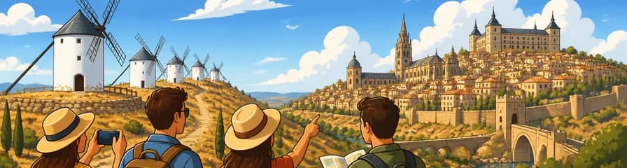 Excursión privada de un día completo desde Madrid: Descubre los molinos de viento de Consuegra y la ciudad de Toledo
