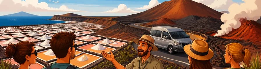 Recorrido por el Norte de Lanzarote: Salinas de Janubio y Timanfaya