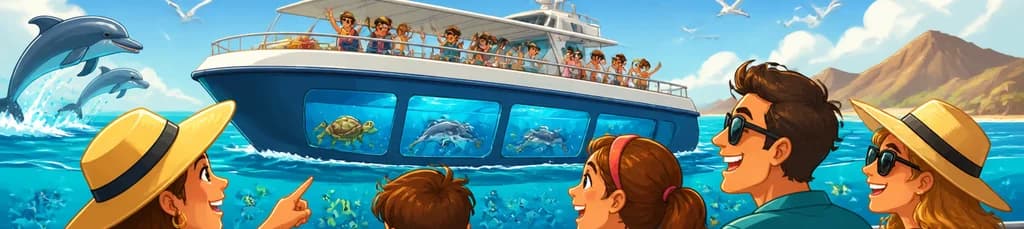 Excursión en barco con fondo de cristal Odyssee 3 en Fuerteventura