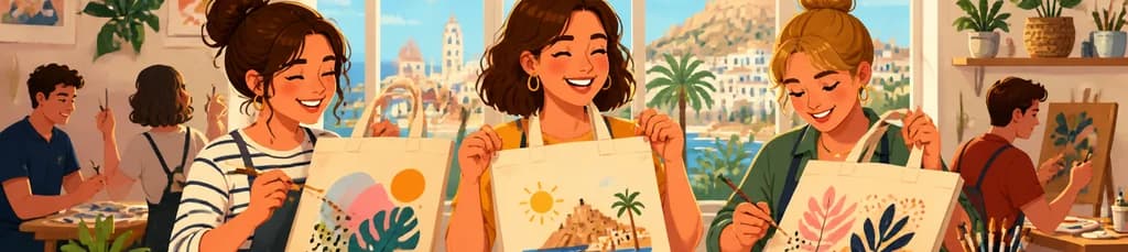 Taller de arte en Alicante para diseñar tu propia bolsa