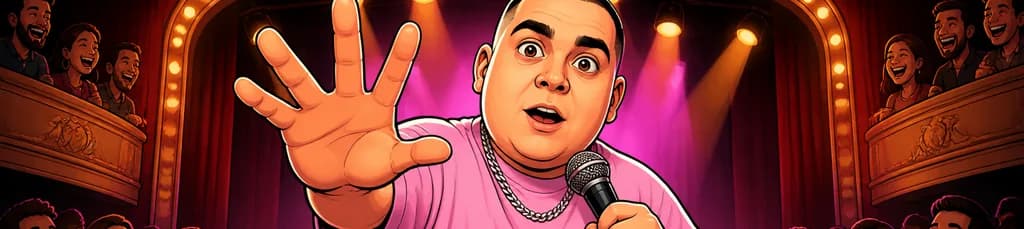 El comediante Lucho Miranda presenta su espectáculo "Abriendo las manos"