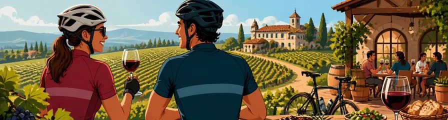 Travesía ciclista y experiencia gastronómica en el restaurante de la bodega