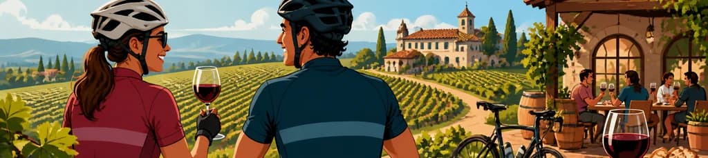 Travesía ciclista y experiencia gastronómica en el restaurante de la bodega