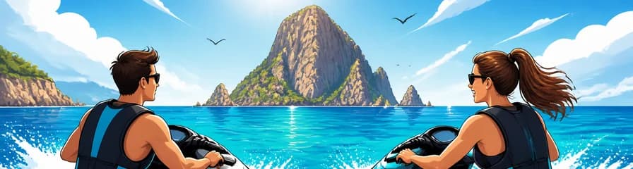 Explora Es Vedrà en moto acuática: La experiencia definitiva de Ibiza de 1 hora y 30 minutos