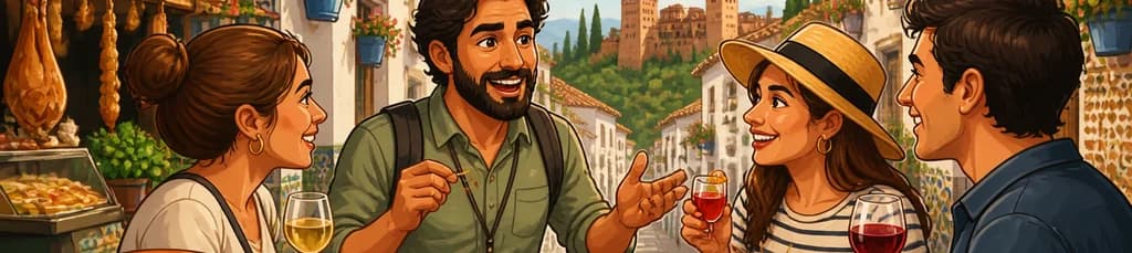 El mejor recorrido culinario callejero de Granada, acompañado por un experto local