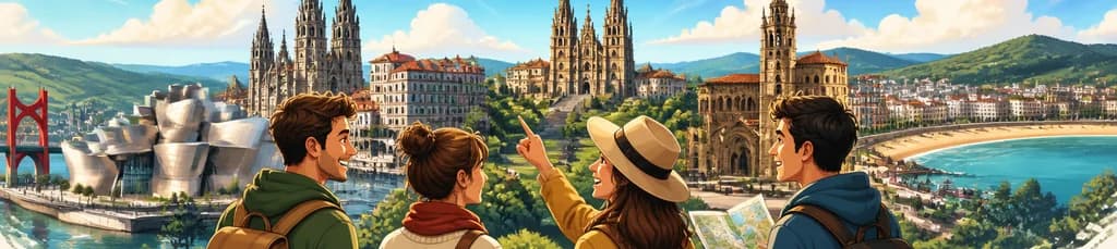 Recorrido privado de cinco días por el norte de España