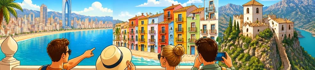Aventura de un día por Benidorm, Guadalest y Villajoyosa