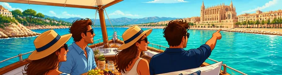Excursión en llaüt mallorquín privado por la bahía de Palma