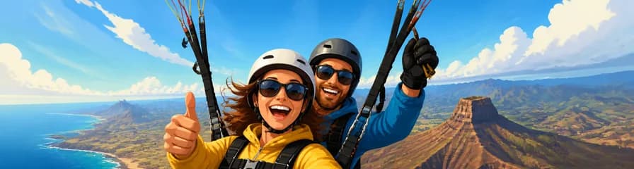 Experimenta Gran Canaria desde el cielo: un vuelo privado en parapente