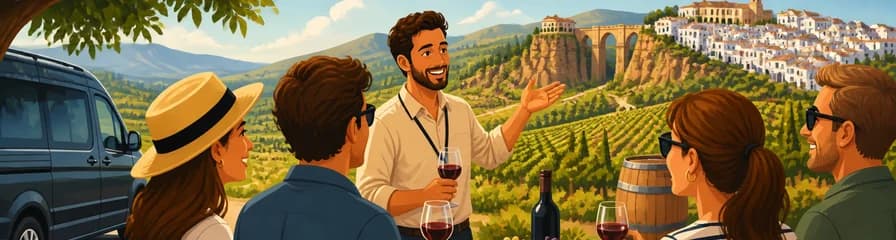 Descubra la región vinícola de Ronda en una excursión privada desde Córdoba