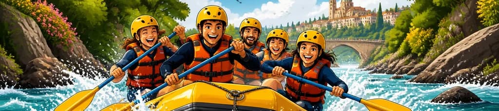 Aventura de Rafting en el Río Genil de Córdoba