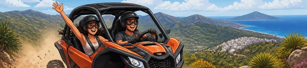Aventura guiada de tres horas en Buggy Safari por las montañas de Mijas