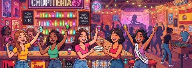 El "Girls' Pubcrawl" aterriza en Chupiteria69 de Granada