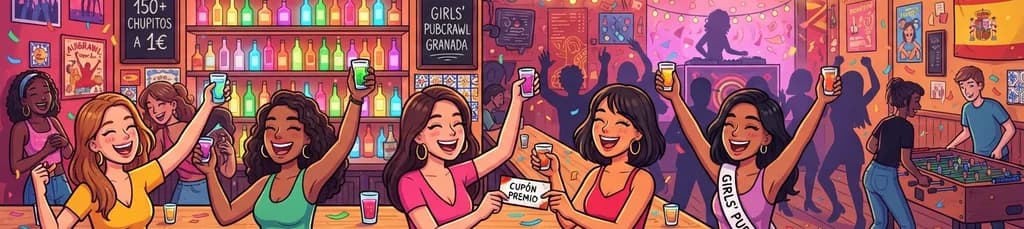 El "Girls' Pubcrawl" aterriza en Chupiteria69 de Granada