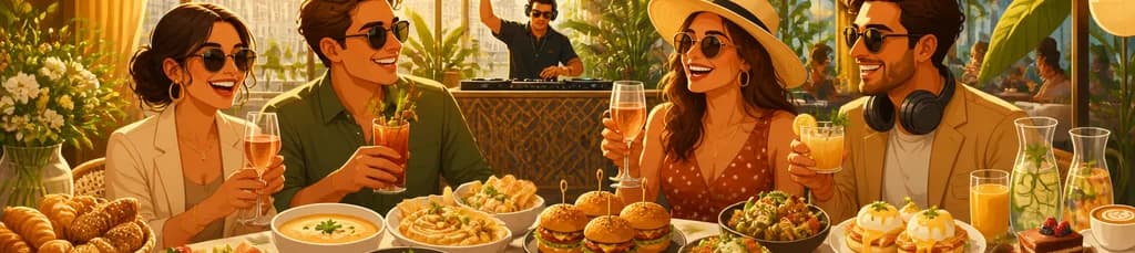 Disfruta del Bubble Brunch en Casa Suecia con cócteles y DJ