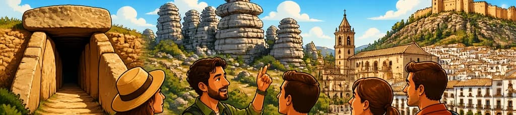 Excursión privada de un día a Antequera y El Torcal desde Málaga