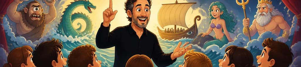 Héctor Urién presenta La Odisea adaptada para el público infantil