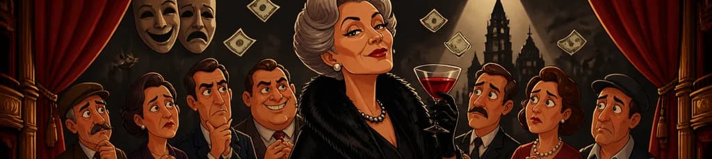Disfruta de la representación teatral "La Visita de la Vieja Dama" en el Teatro Los Remedios