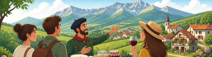Recorrido privado por la campiña vascofrancesa para explorar la belleza oculta de los Pirineos