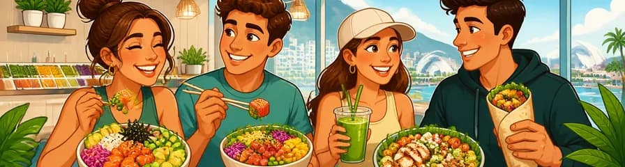 Experiencia gastronómica saludable en Healthy Nation by Healthy Poke - Tenerife