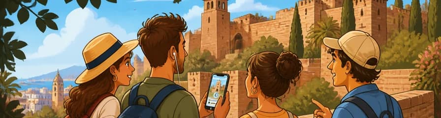 Acceso a la Alcazaba de Málaga con visita autoguiada diseñada por un Guía Oficial