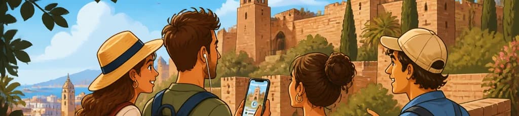 Acceso a la Alcazaba de Málaga con visita autoguiada diseñada por un Guía Oficial