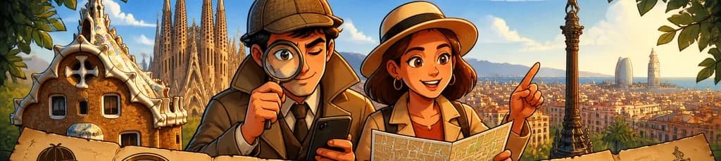 Juego de misterio y asesinato de Sherlock Holmes para explorar Barcelona a tu propio ritmo