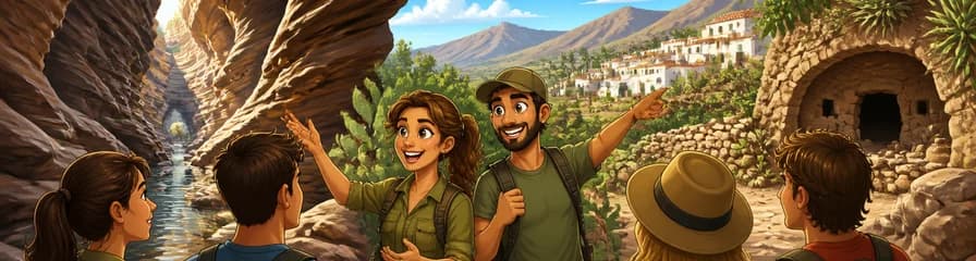 Descubre el Barranco de las Vacas, sus cuevas y un pueblo tradicional con los guías locales de Sky Rebels