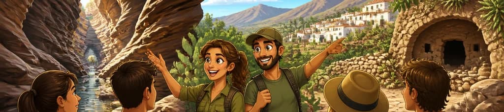 Descubre el Barranco de las Vacas, sus cuevas y un pueblo tradicional con los guías locales de Sky Rebels