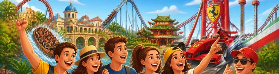 Viaje de ida y vuelta a PortAventura y Ferrari Land (opcional) con salida desde Barcelona