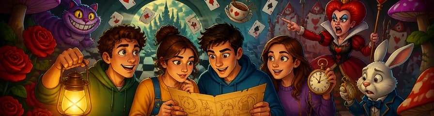 Aventura inmersiva de escape room: Alicia en el País de las Maravillas en Barcelona