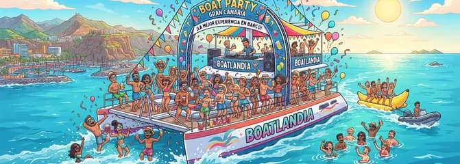 ¡Embárcate en la fiesta BOATLANDIA: la mejor experiencia en barco de Gran Canaria!