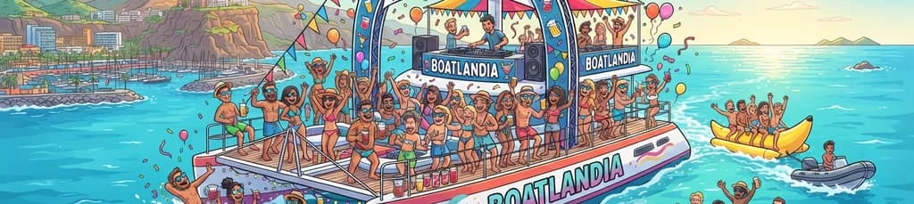 ¡Embárcate en la fiesta BOATLANDIA: la mejor experiencia en barco de Gran Canaria!