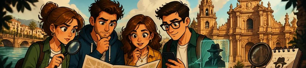 Un juego de detectives al aire libre: Murcia Murder Mystery