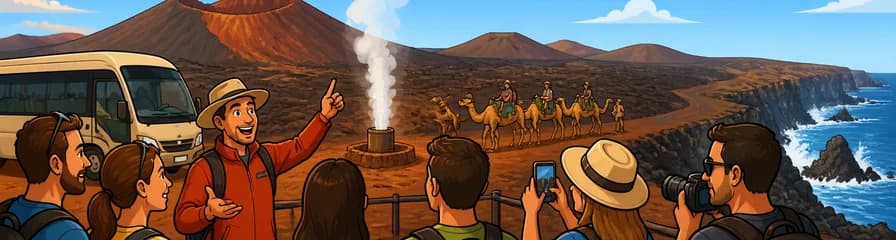 Una travesía volcánica por Timanfaya y los volcanes de Lanzarote