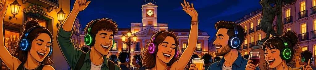Madrid: Vive una Fiesta Silenciosa
