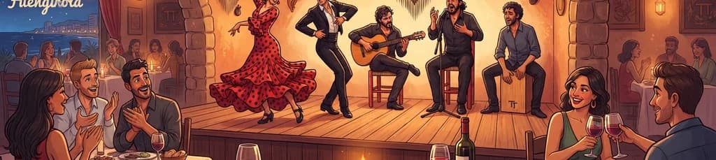 Noche de Flamenco y Gastronomía en Fuengirola: Espectáculo y Cena en Tipi Tapa