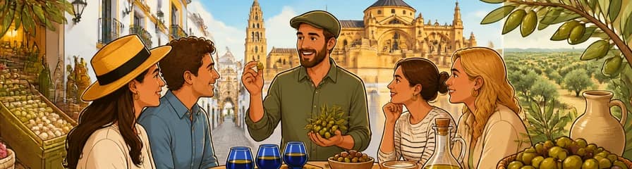 Experiencia de desayuno y recorrido con cata de aceite de oliva en Córdoba