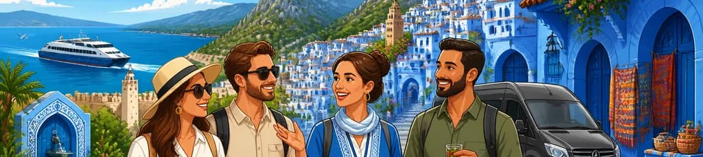 Una experiencia de lujo en la Ciudad Azul: excursión VIP de un día desde Tarifa a Tánger y Chefchaouen