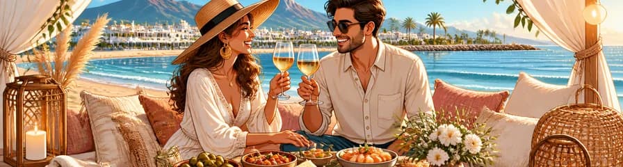 Deleita tus sentidos con un picnic de lujo en Marbella